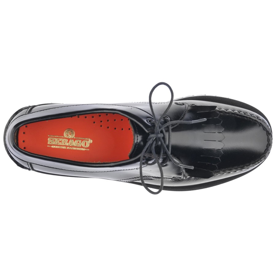 Men Sebago | James Fringe Lug - Black