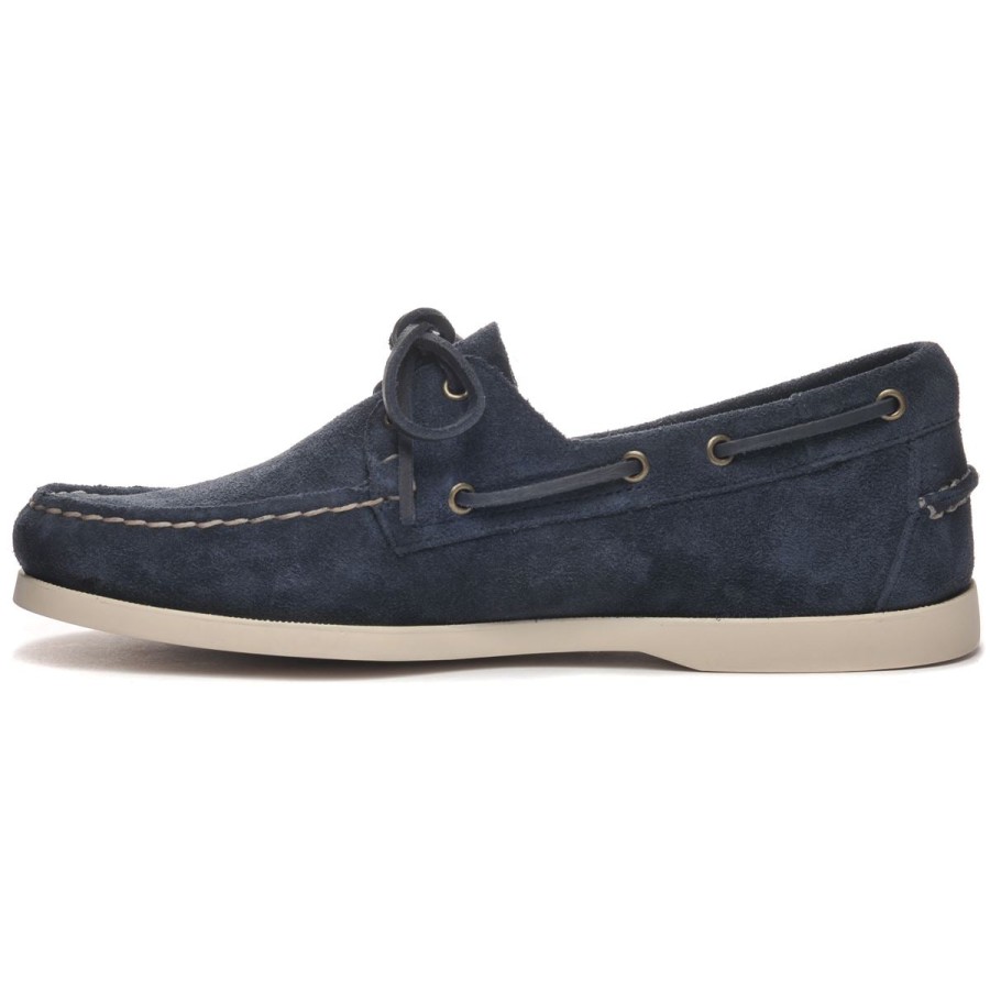 Women Sebago | Portland Roughout Woman - Navy Blue