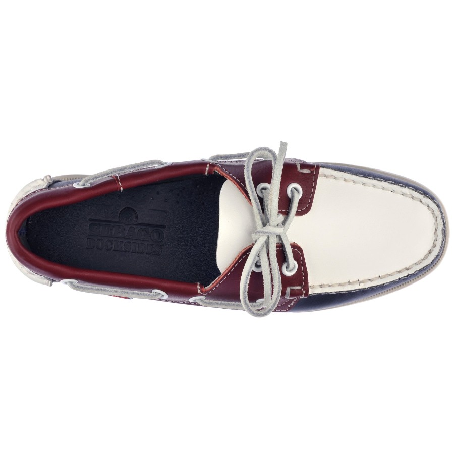 Women Sebago | Portland Spinnaker Woman - Navy & Red & White