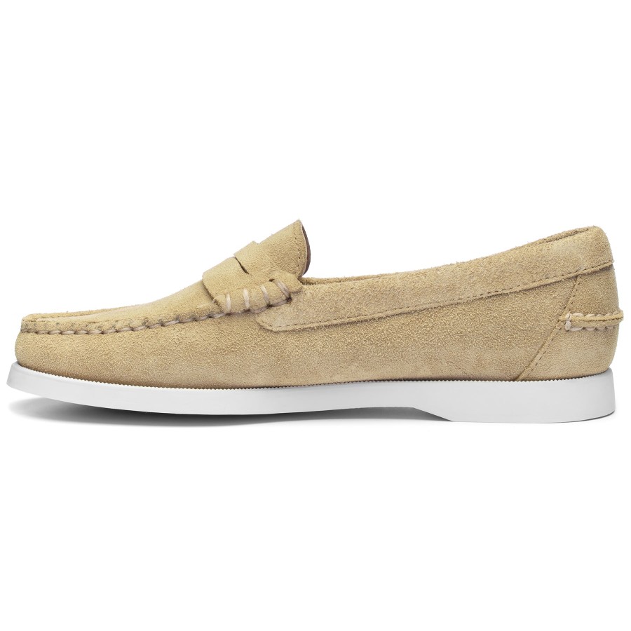 Women Sebago | Dan Boat Roughout Woman - Camel