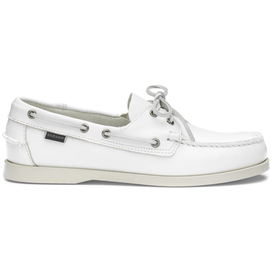 Men Sebago | Docksides Portland - White