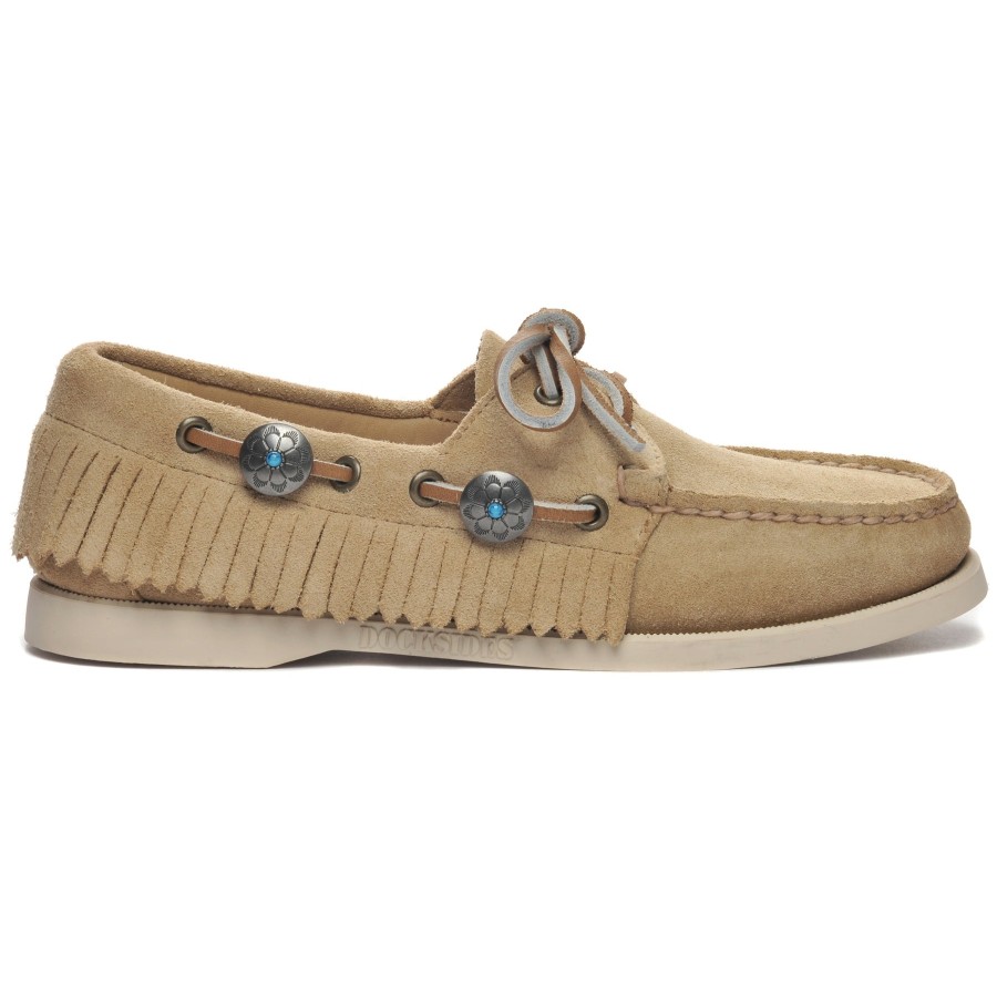 Women Sebago | Portland Fringes Woman - Camel