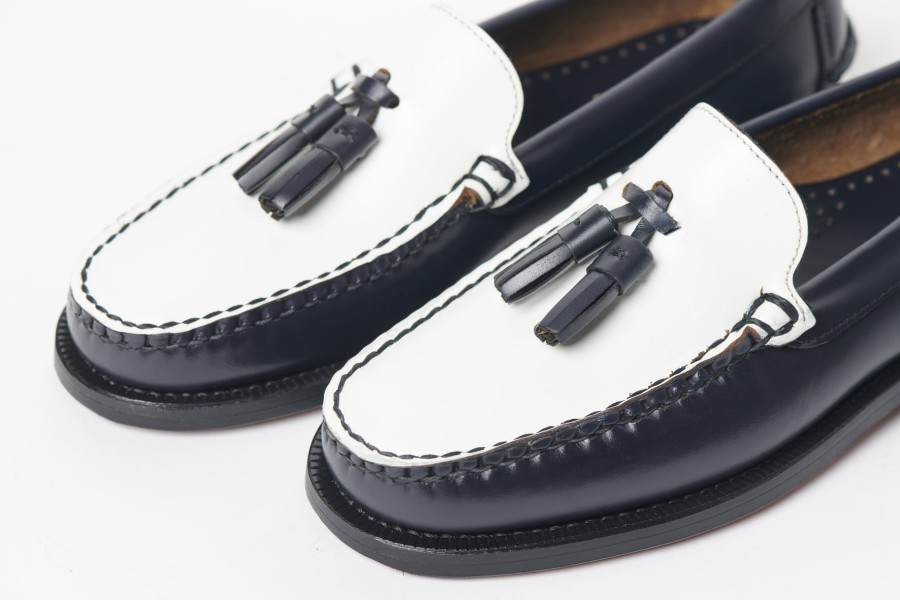 Women Sebago | Classic Will Woman - Navy Blue & White