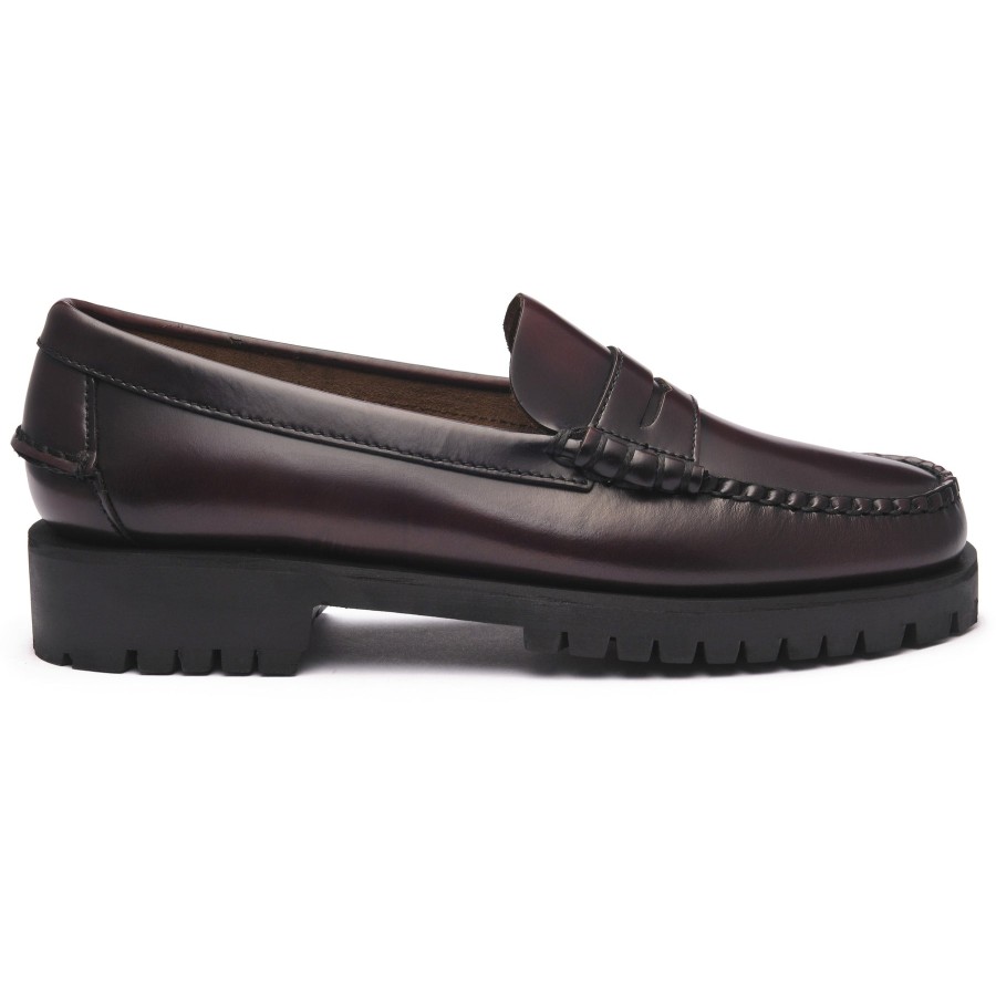 Women Sebago | Dan Lug Woman - Brown & Burgundy