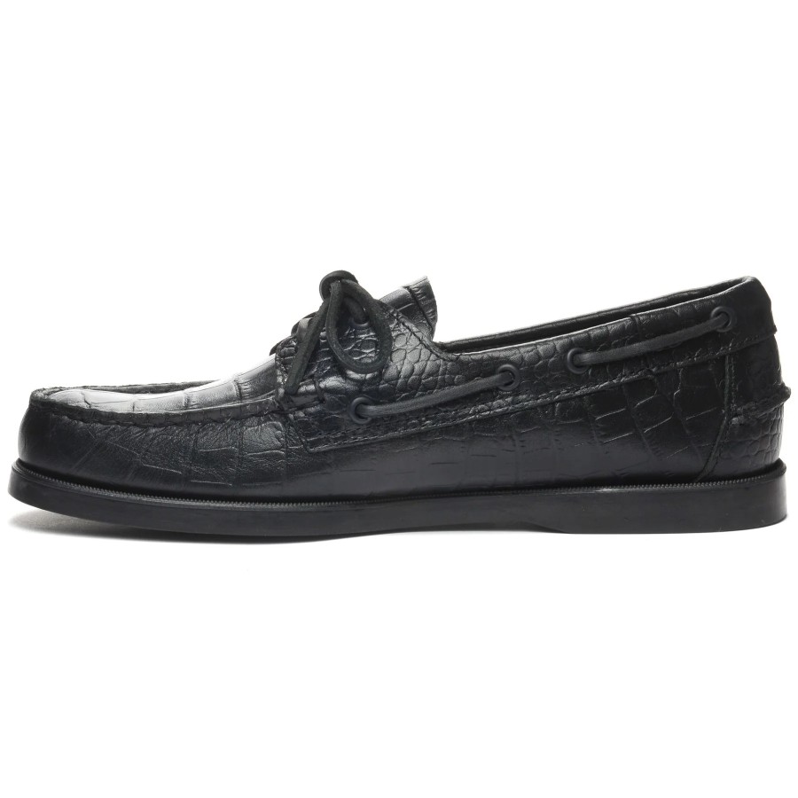 Women Sebago | Portland Exotic Woman - Croc Black