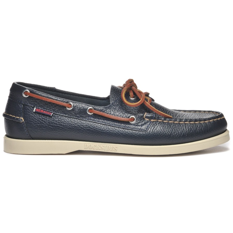 Men Sebago | Portland Martellato - Navy Blue