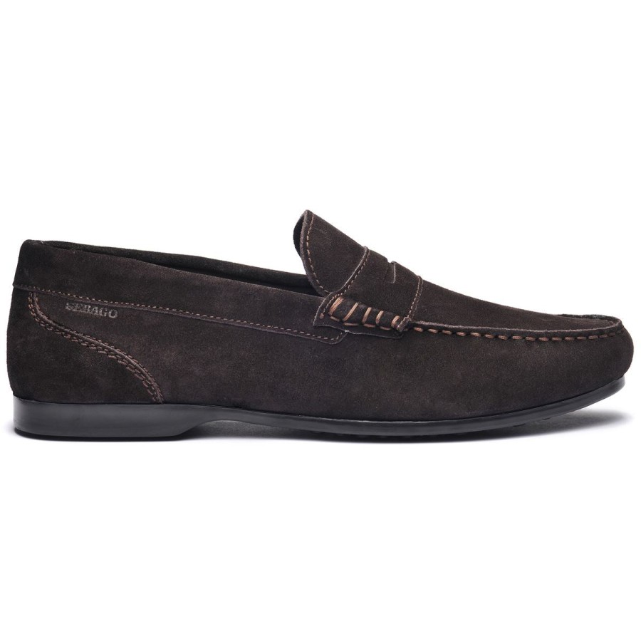 Men Sebago | Byron Suede - Dark Brown