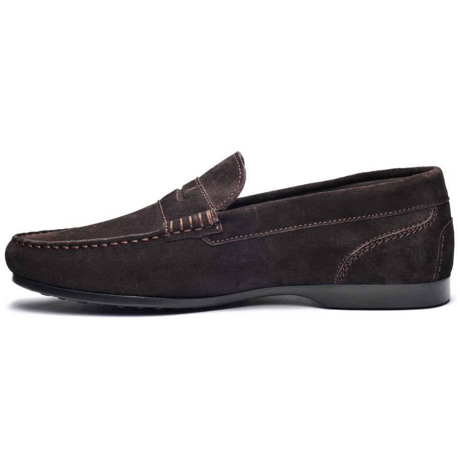 Men Sebago | Byron Suede - Dark Brown