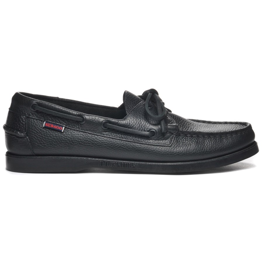 Men Sebago | Portland Martellato - Black