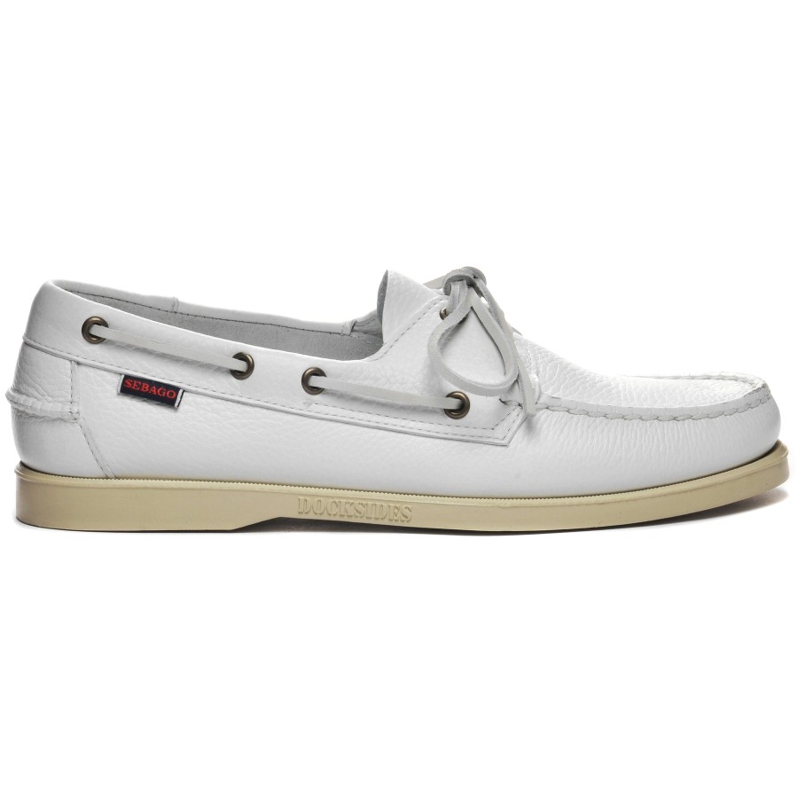 Men Sebago | Portland Martellato - White