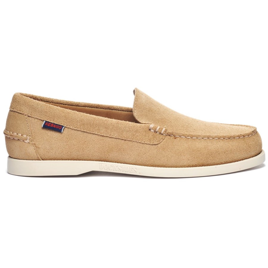 Men Sebago | Frank Boat Roughout - Camel