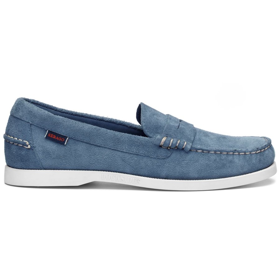 Men Sebago | Dan Boat Roughout - Indigo