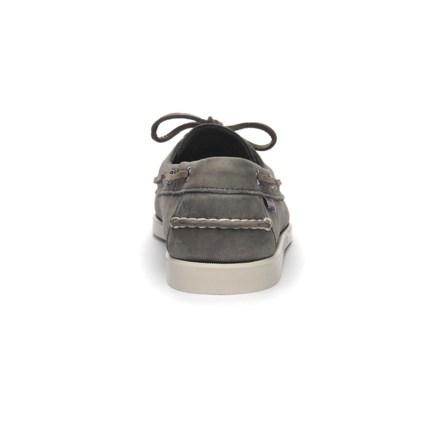 Men Sebago | Docksides Portland Crazy H - Dark Grey