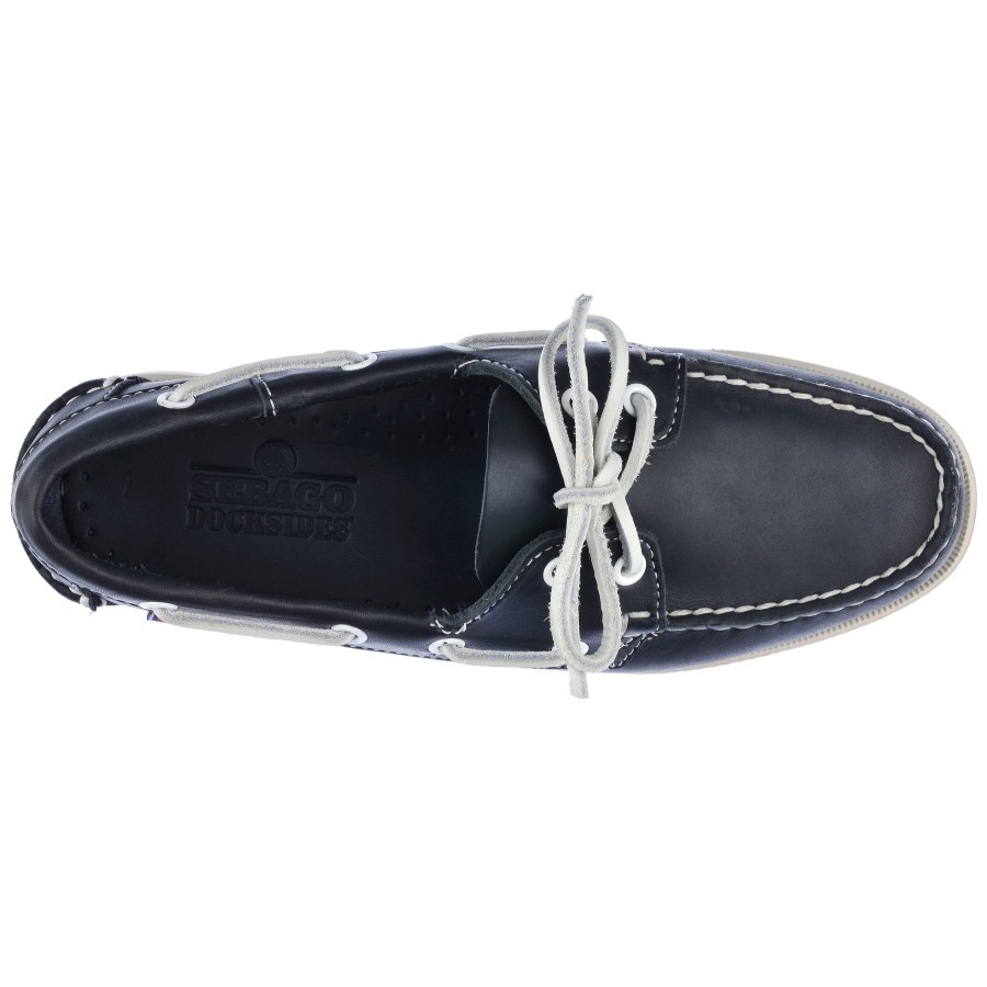 Women Sebago | Docksides Portland Woman - Navy Blue