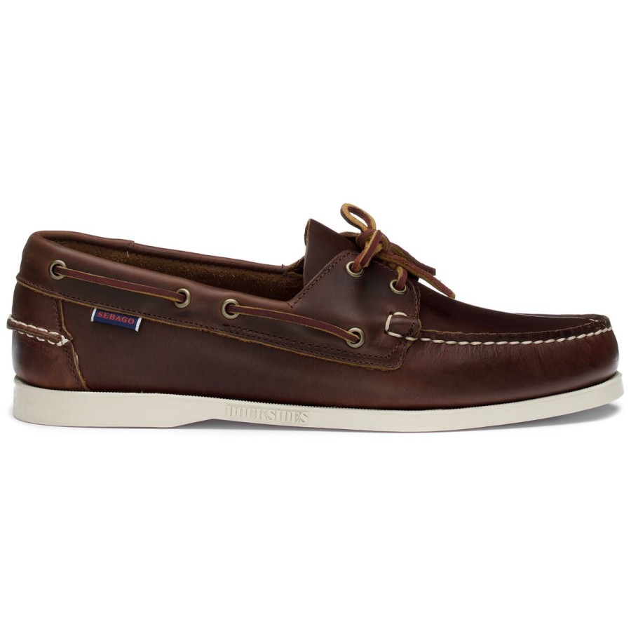 Men Sebago | Portland Waxed - Brown