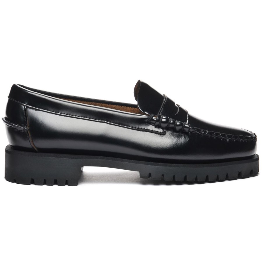 Women Sebago | Dan Lug Woman - Black