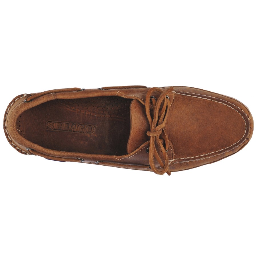 Men Sebago | Schooner Saddler'S Leather - Tan