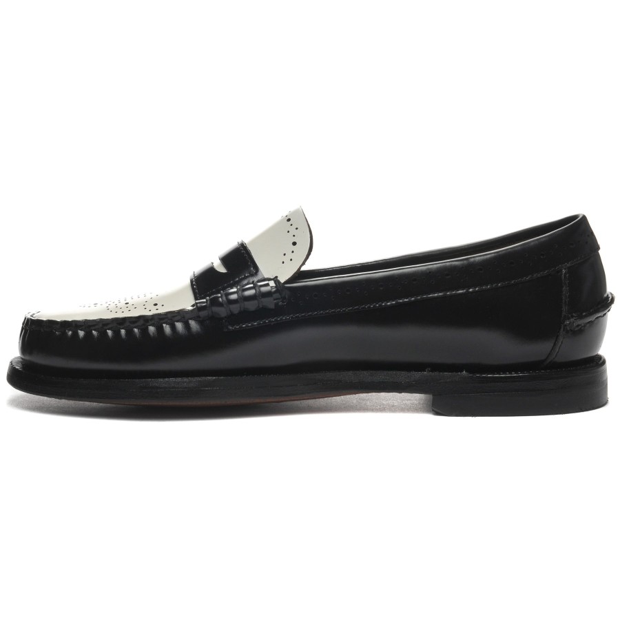 Women Sebago | Dan Perf Woman - Black & White