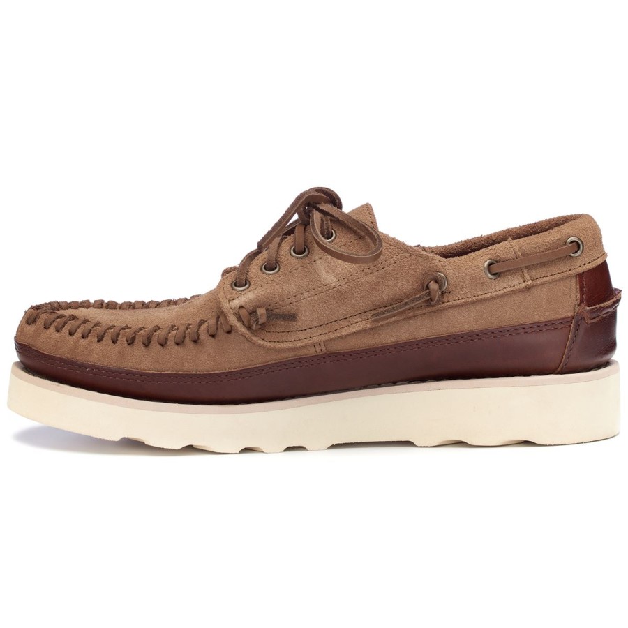 Men Sebago | Keuka Lea Canoe Moc - Cognac & Brown