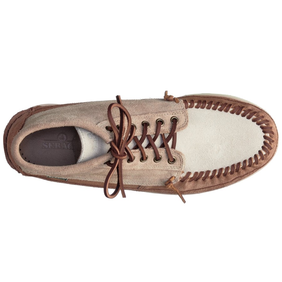 Men Sebago | Cayuga Mid - Camel & Papyrus & Cognac