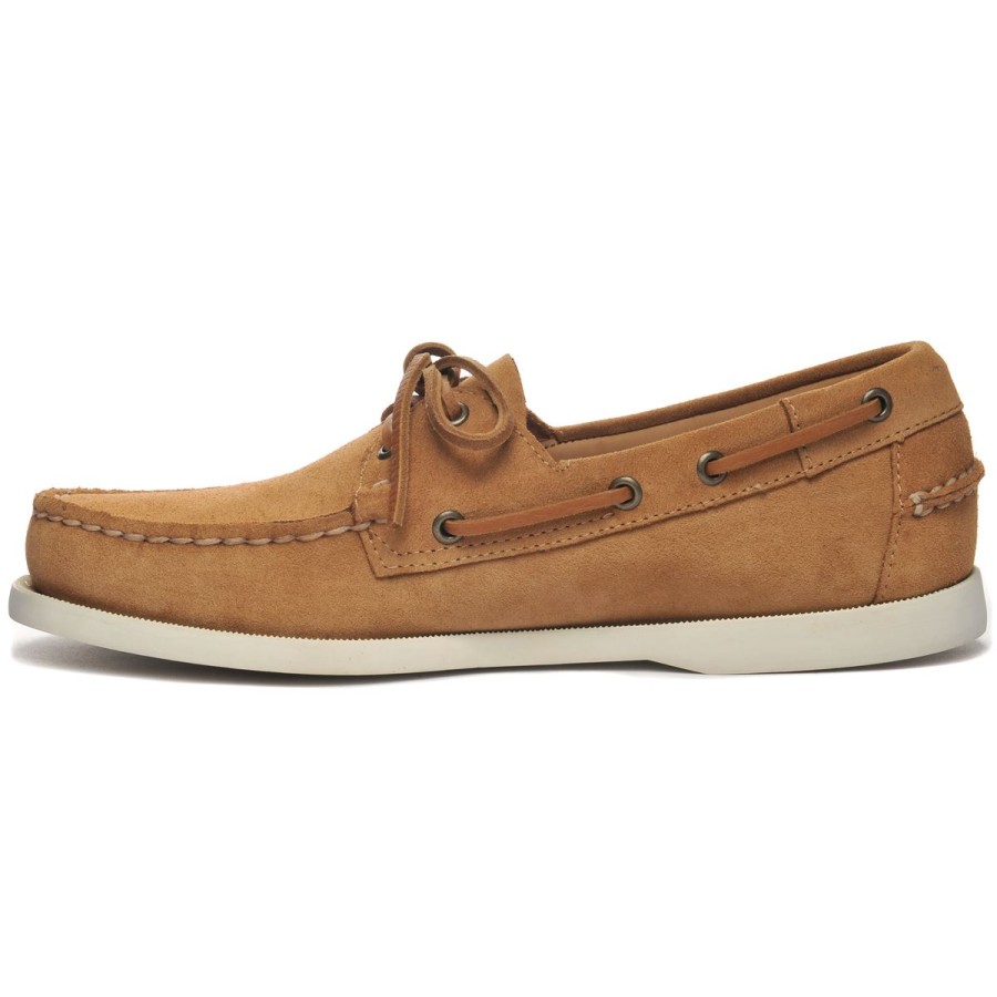 Men Sebago | Portland Roughout - Cognac