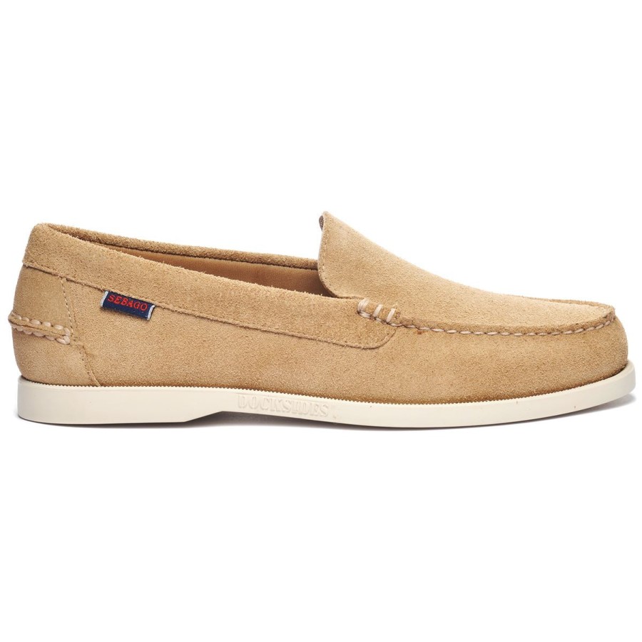 Men Sebago | Frank Boat Roughout - Camel