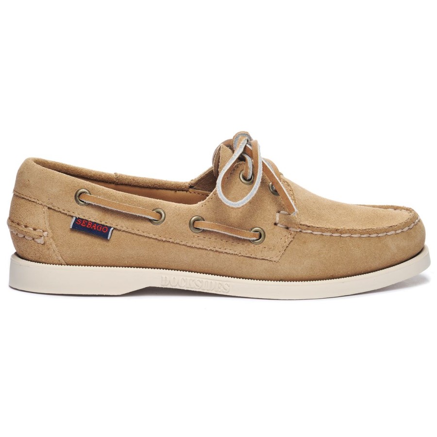 Women Sebago | Portland Roughout Woman - Camel