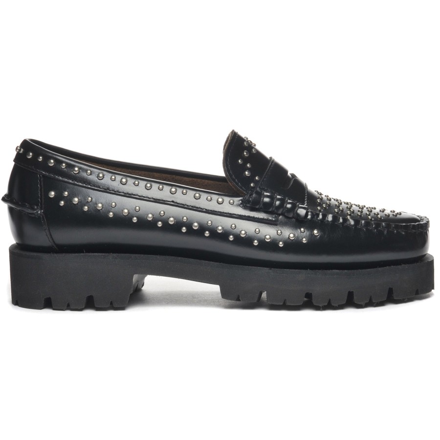 Women Sebago | Dan Lug Studs Woman - Black