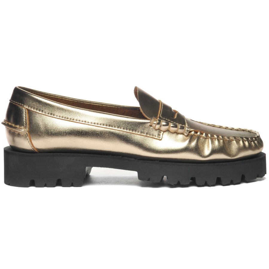 Women Sebago | Dan Met Lug Woman - Gold