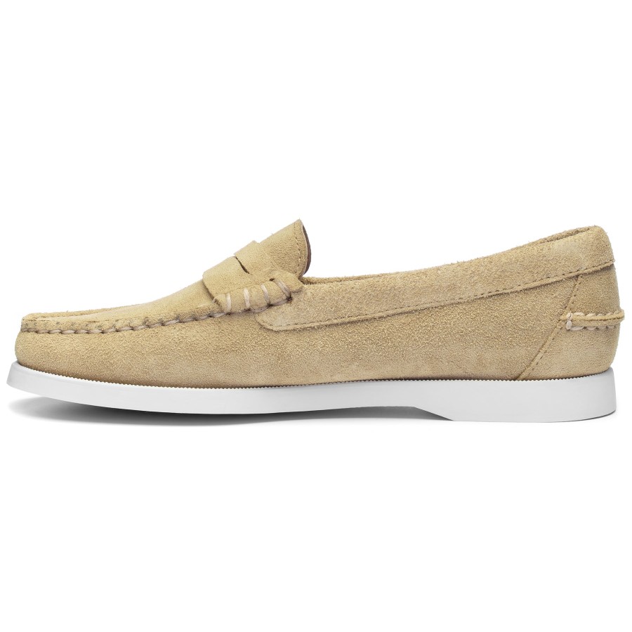 Women Sebago | Dan Boat Roughout Woman - Camel