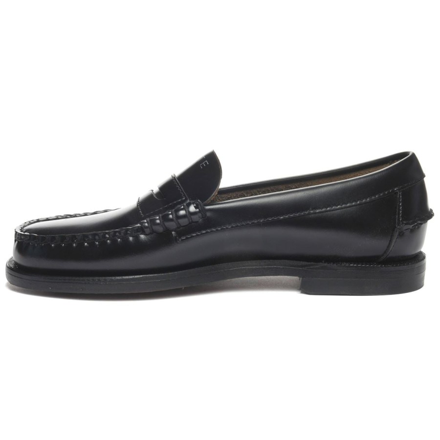 Women Sebago | Classic Dan Tag Woman - Black & White Socks