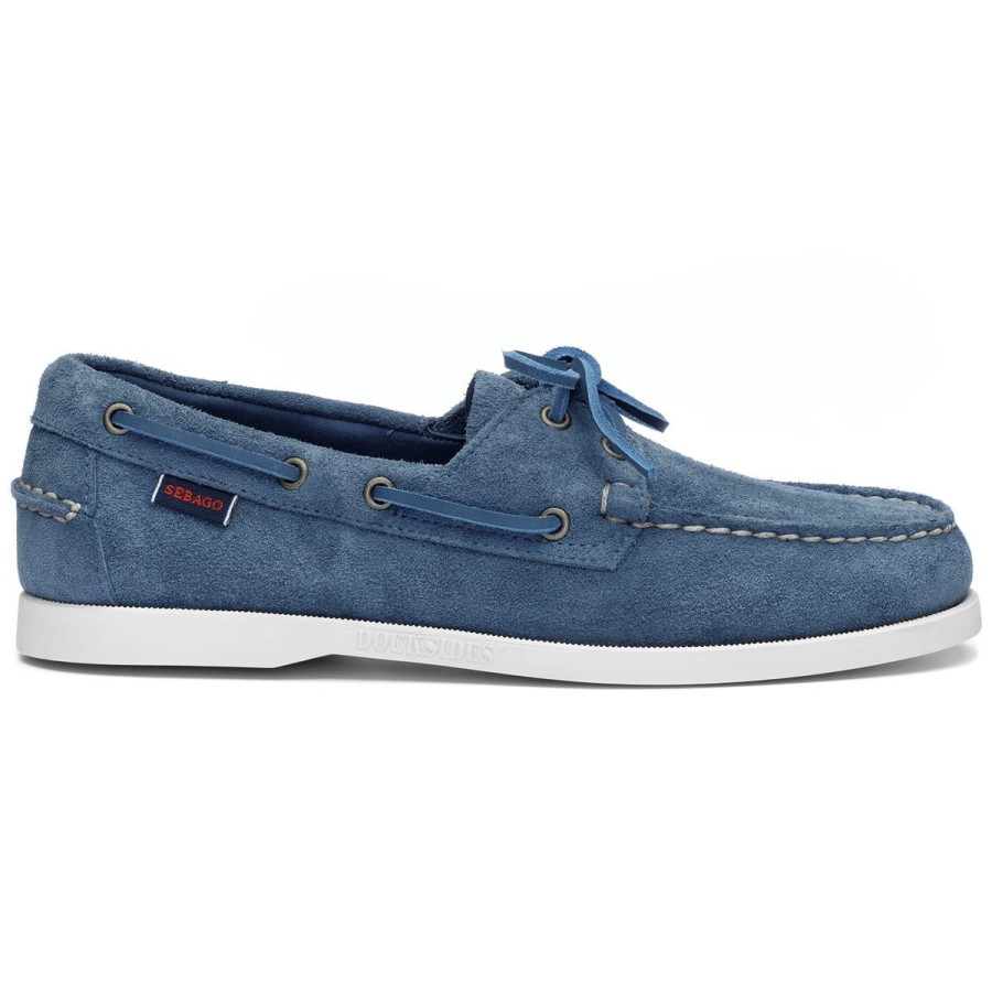 Men Sebago | Portland Roughout - Indigo