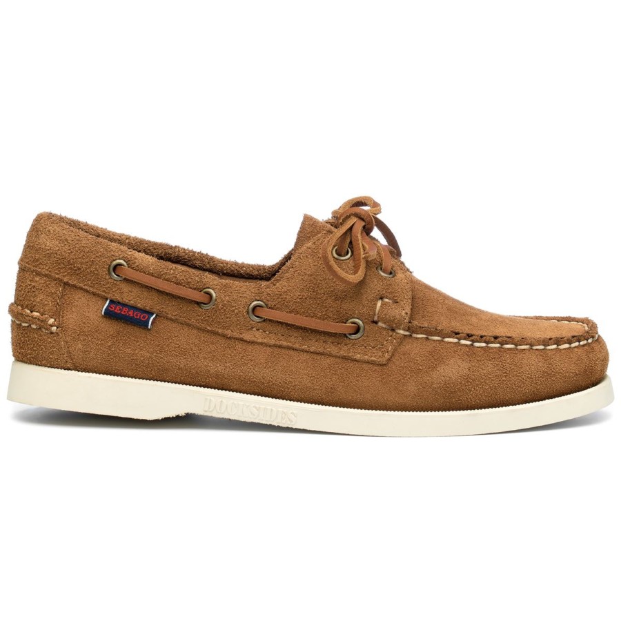 Women Sebago | Portland Roughout Woman - Cognac