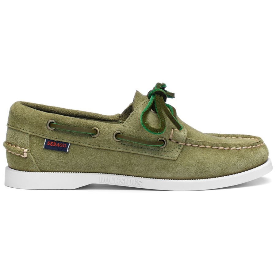 Women Sebago | Portland Roughout Woman - Forest Green