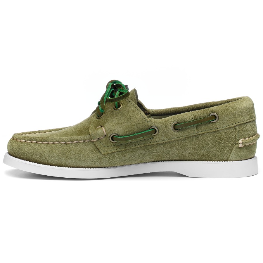 Women Sebago | Portland Roughout Woman - Forest Green