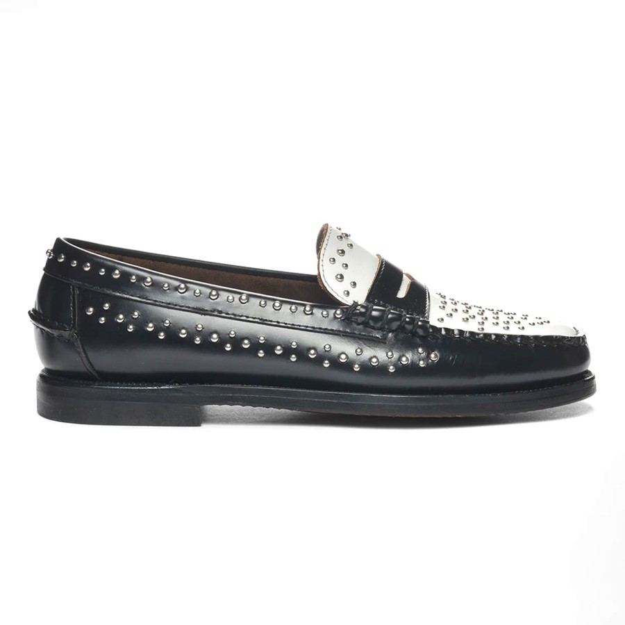 Men Sebago | Dan Studs - Black & White