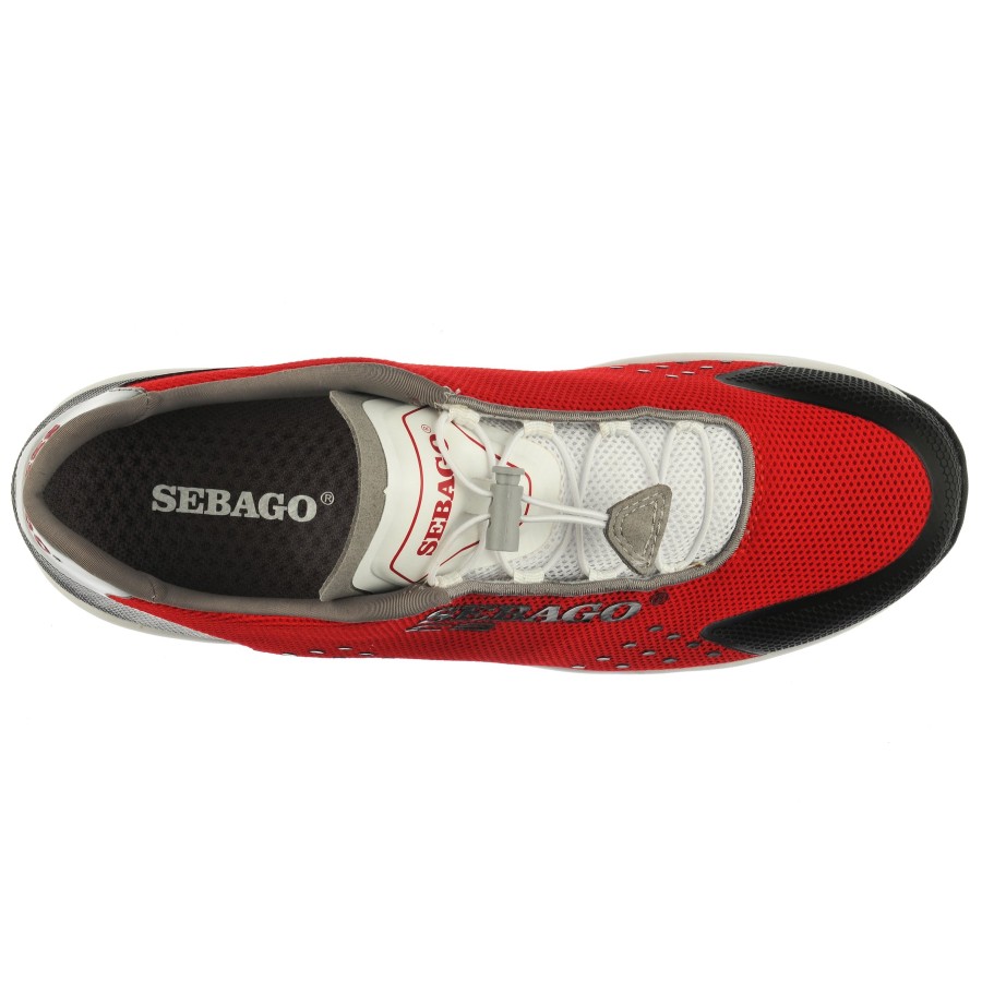 Men Sebago | Cyphon Jia Ren - Dark Red & Black