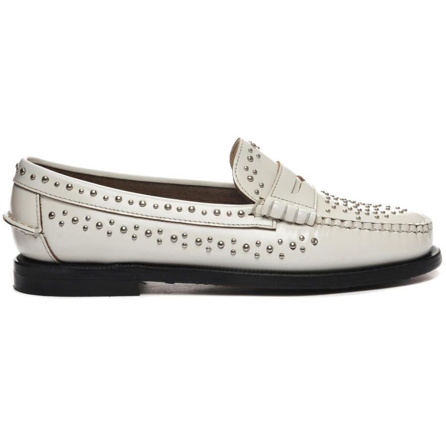 Women Sebago | Dan Studs Woman - White