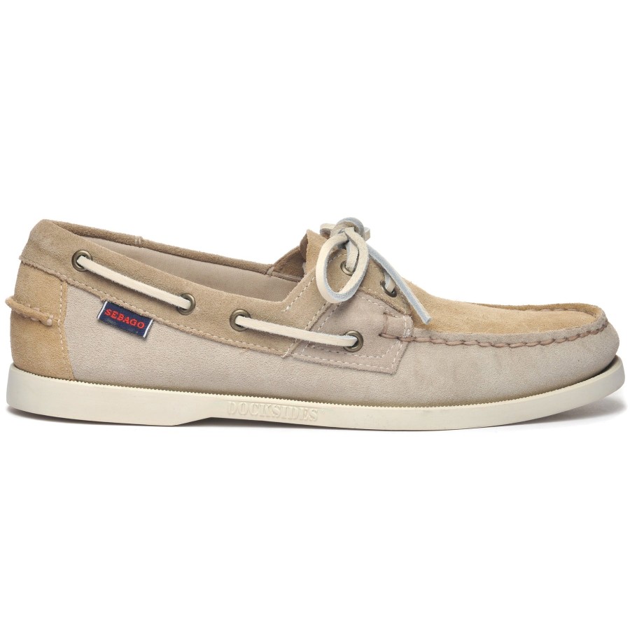 Men Sebago | Rossisland Jib Shadow - Taupe & Sand & Cornstalk