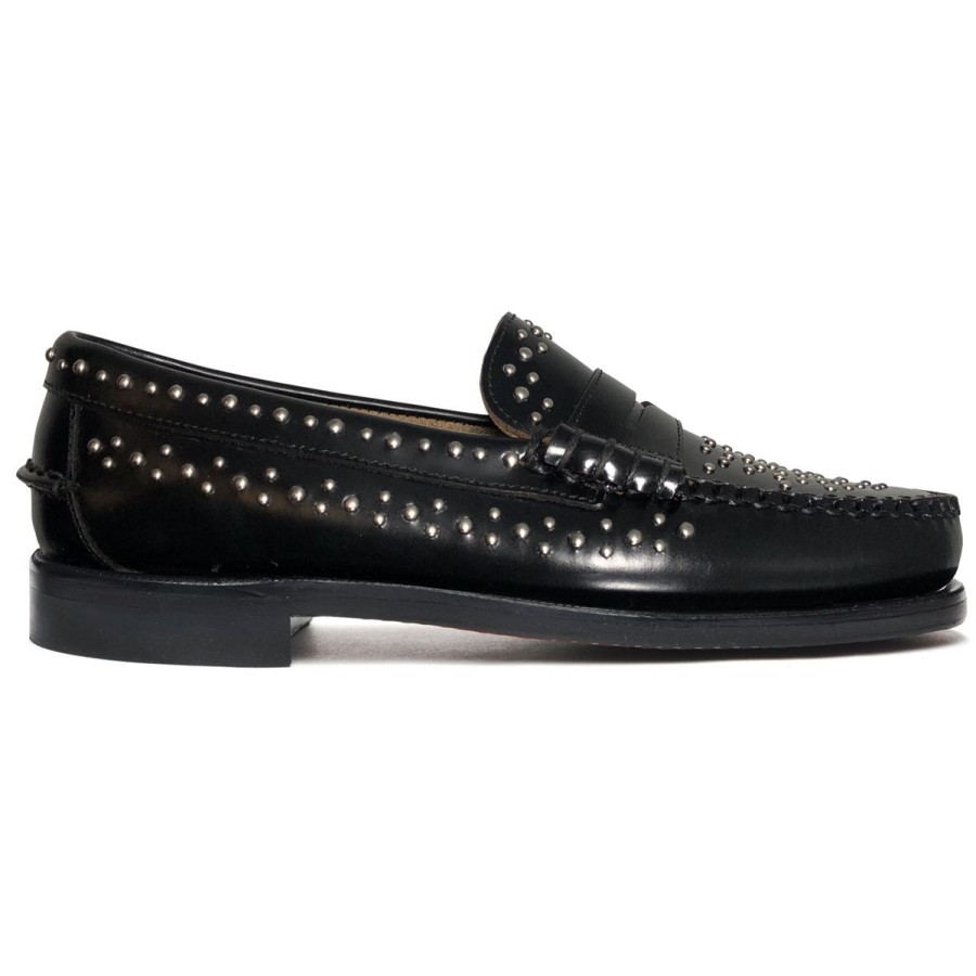 Women Sebago | Dan Studs Woman - Black