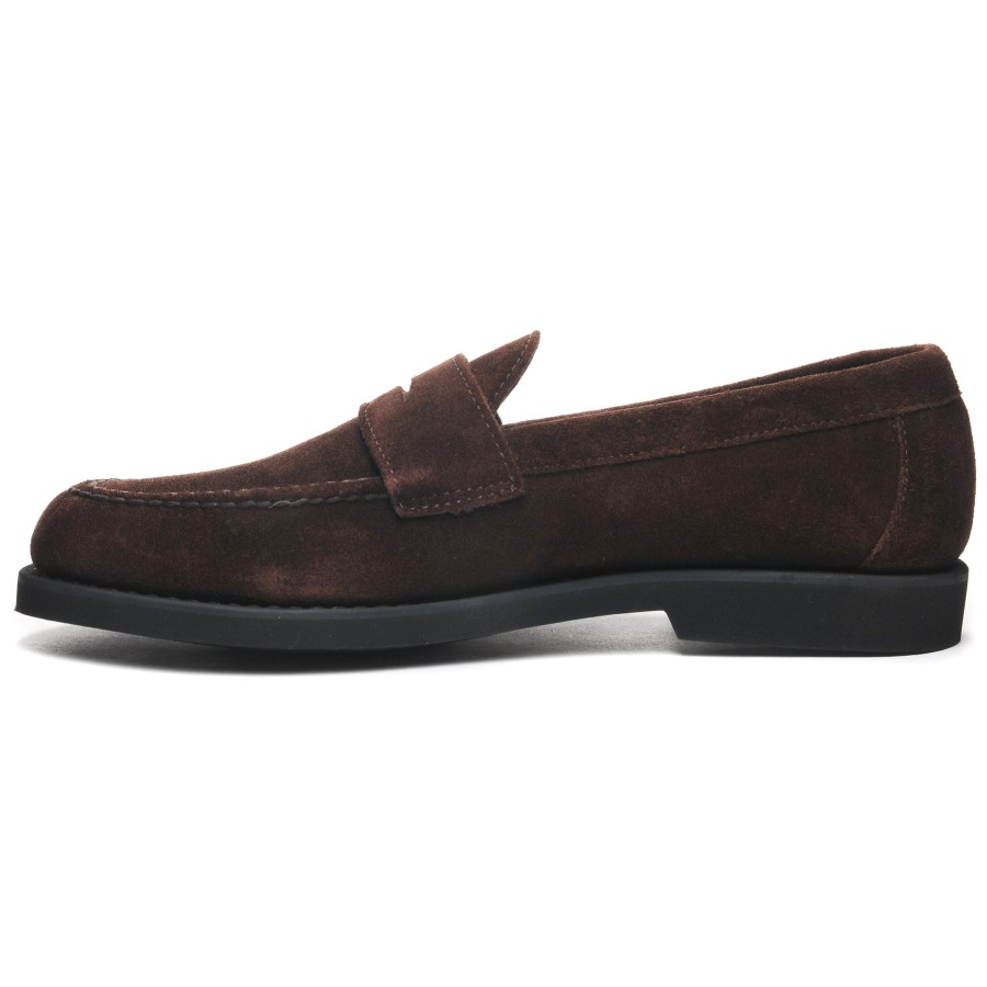 Men Sebago | Ryan Suede Polaris - Dark Brown