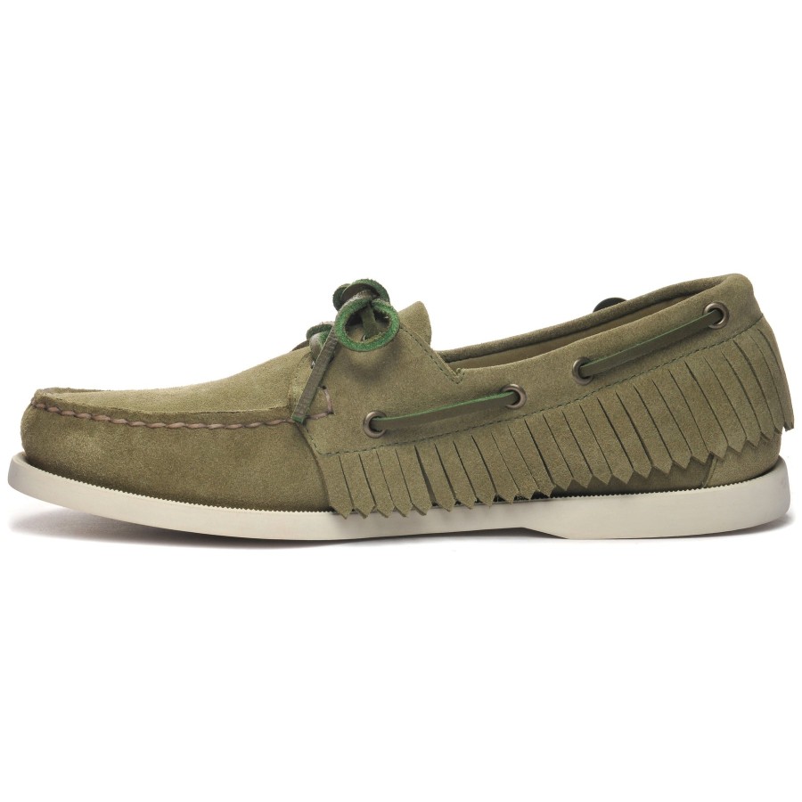 Men Sebago | Portland Fringes - Forest Green