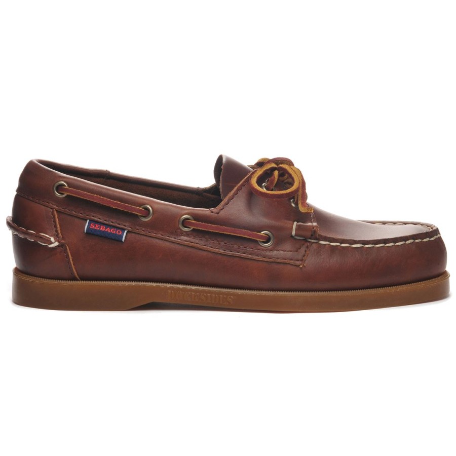 Men Sebago | Portland Waxed - Brown & Honey