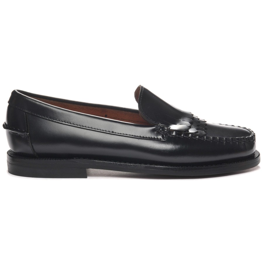 Women Sebago | Dan Triple Fringe Woman - Black