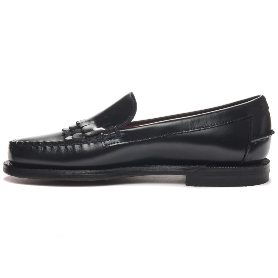 Women Sebago | Dan Triple Fringe Woman - Black