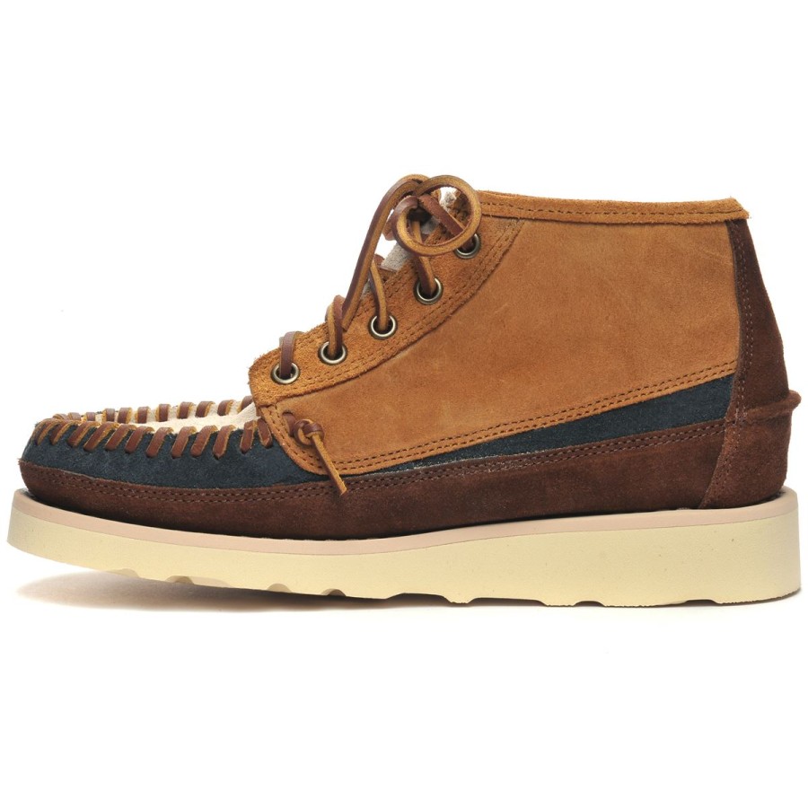 Women Sebago | Cayuga Mid Woman - Tan & Papyrus & Brown