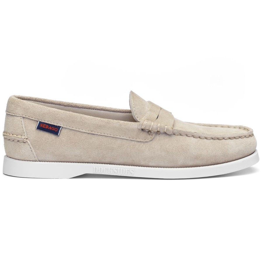 Women Sebago | Dan Boat Roughout Woman - Taupe