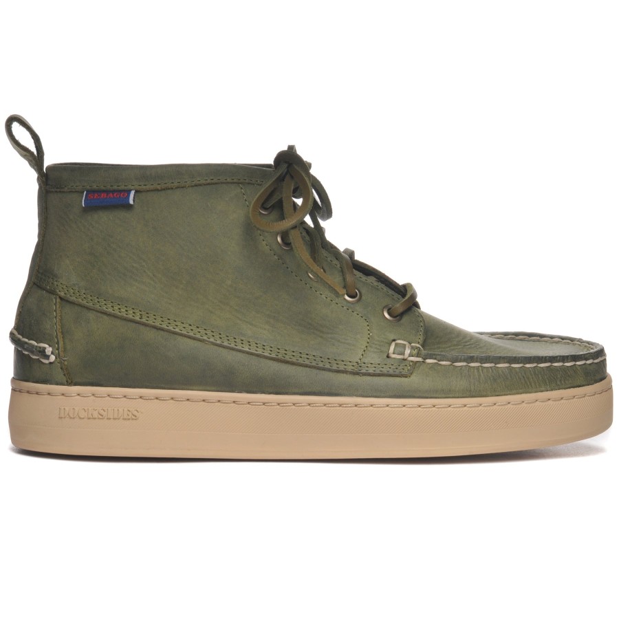 Men Sebago | Brig Ch - Green Military