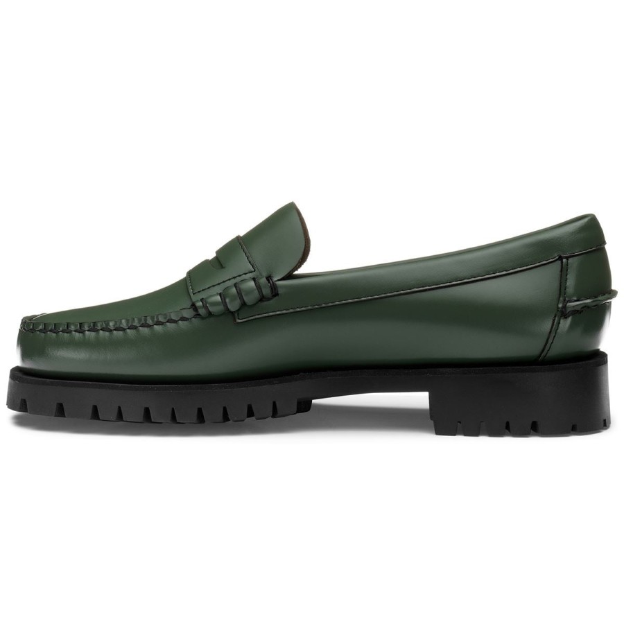 Women Sebago | Dan Lug Woman - Chive